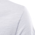 thumbnail image 6 of CPNG Boys Girls Casual Cotton T Shirt Solid Color Short Sleeve V Neck T Shirt Summer Comfortable Tees Tops(White,7-8 Years), 6 of 9