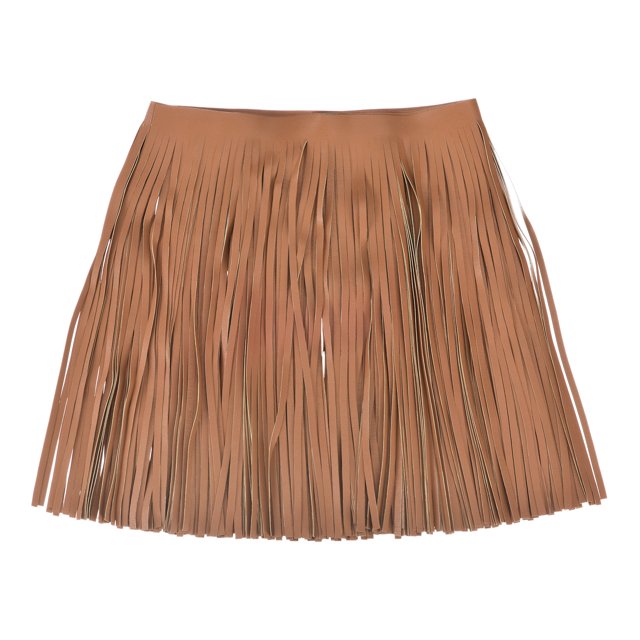 Unique Bargains 2 Yards 12 Inch Faux Leather Fringe Trim Tassel Fringe for Sewing, Brown