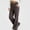Coffee, variant on HAOTAGS Girls Sweatpants (3-13) Elastic Waist Wide Leg Casual Pants with Side Pockets Coffee Size 7