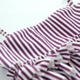 thumbnail image 3 of ASFGIMUJ Toddler Girls One Piece Swimsuit Spring Summer Print Sleeveless Ruffle Romper Swimwear Clothing Kids Bathing Suits,Size 3 Years-4 Years Purple, 3 of 3