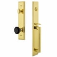 thumbnail image 3 of Grandeur Carre Single Cylinder Handleset with D Grip and Lyon Knob, 3 of 5
