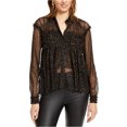 thumbnail image 1 of I.N.C Womens Sparkly Pullover Blouse, Metallic, X-Small, 1 of 1