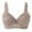 Gray Everyday Bra for Women, variant on ATOYSOY Women's Plus Size Everyday Bra Wireless Floral Lace Breathable Push Up Underwear Support Full Coverage Bra Thin Lightly Smoothing Comfort Bra Bowknot Ruched Beige 46BCD