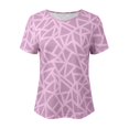 thumbnail image 5 of DHFJKG Workout Tops For Women Athletic Running Gym Yoga Breathable Quick Dry T Shirts Short Sleeve Crew Neck Activewear Tees, 5 of 6