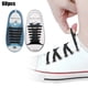 thumbnail image 4 of 60 uds cordones de silicona para perezosos elásticos sin cordones para zapatos zapatillas para correr cordones para niños, 4 of 12