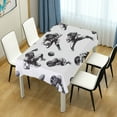 thumbnail image 4 of Yayeee Tablecloths 54" x 54" Rectangle Wrinkle Resistant Party Table Cover, Football Player Pattern, 4 of 8