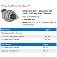thumbnail image 2 of Idle Control Valve - Compatible with 2005 - 2007 Jeep Grand Cherokee 2006, 2 of 2