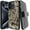Camo, variant on Cover with Clip for iPhone 15 Pro Max, Nakedcellphone Tough Hybrid Phone Cover [with Kickstand] and Belt Hip Holster [Secure Anchors]