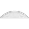 thumbnail image 3 of Ekena Millwork 38"W x 10-1/2"H x 2"P Segment Arch Sunburst Architectural Grade PVC Pediment, 3 of 7
