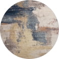 thumbnail image 2 of Addison Rugs Mayfield Premium Machine Washable Transitional Modern Gold Round Rug, 8' x 8', 2 of 5