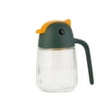 thumbnail image 1 of Aceitera automática con tapa abatible y pico antigoteo | Dispensador de vidrio para cocina para aceite de oliva, vinagre y salsa de soja | Contenedor hermético para condimentos, ideal para el hogar, 1 of 2