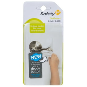 Safety 1st Prograde No Drill Top Of Door Lock With Lever Handle Lock