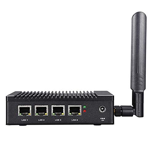 Network Security Appliance Mikrotik Firewall Hardware VPN 4G RAM/128G SSD Intel Celeron J4125 AES-NI/4 x Intel LAN/USB2.0/USB3.0/VGA/HDMI/Fanless, Router PC RS34f OPNsense 