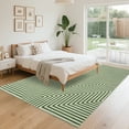 thumbnail image 4 of FairOnly 5'x7'Green Modern Geometric Area Rug Machine Washable Low Pile Non Slip Stain Resistant Indoor Rug for Living Room Dining Room Bedroom, 4 of 8