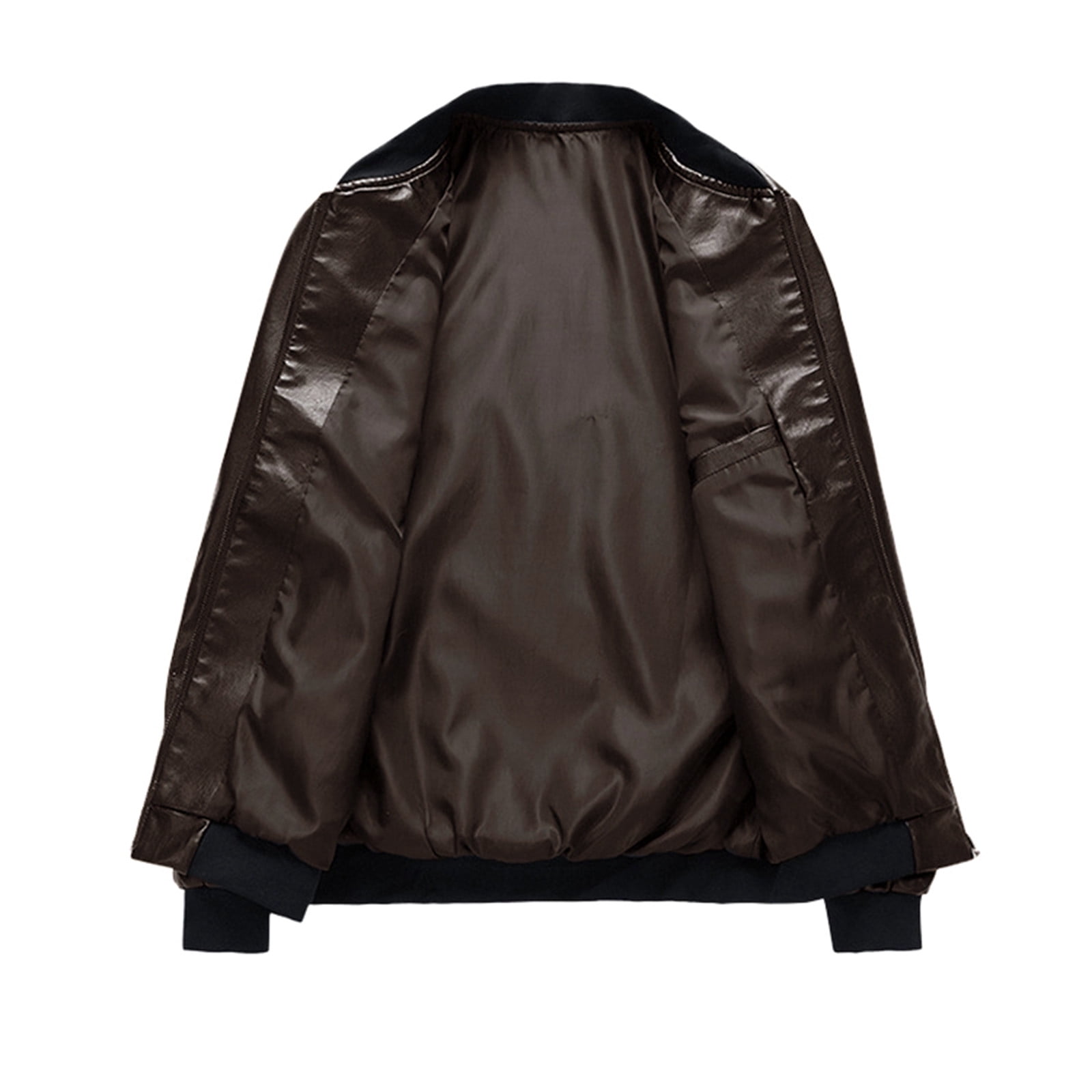 Durtebeua Bomber Jacket Men Motorcycle Lapel Zip-Up Blet Slim Fit Coat Jackets for Men with Removable Hood