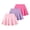 Pink Purple Red, variant on 3 Pack Girls Athletic Skorts High Waisted Tennis Skirts with Built-in Shorts Kids Active Skirts 7-8 Years (Pink Purple Red)