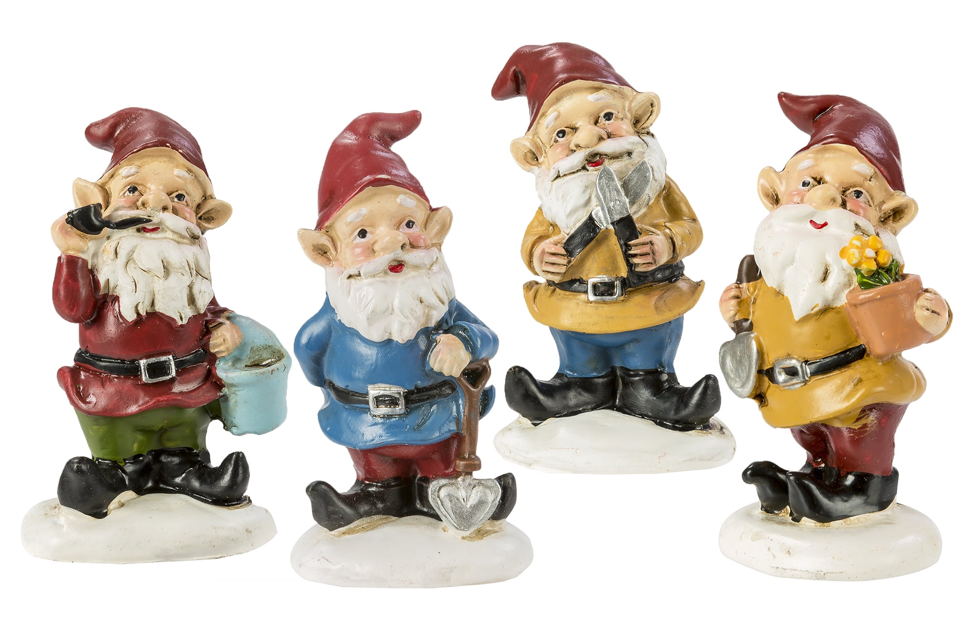 large resin gnomes