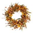 thumbnail image 1 of Corona de otoño Kojanyu para puerta de entrada con bayas y hojas de naranja de seda,uchuvas,otoño,Acción de Gracias,decoración de pared para el hogar,festival,flores silvestres, 1 of 9