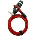 WordLock Loop & Lock Bike Lock, Red, 10 mm 7 Ft.