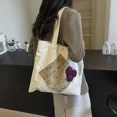 thumbnail image 5 of Bolso de lona de gran capacidad para mujer, nuevo bolso de mano 2024, bolso de mano popular para mujer, bolso de hombro urbano sencillo para viajeros, 5 of 5