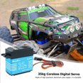 thumbnail image 4 of Kits de servo digital de alto torque a prueba de agua de 35 kg para 1/10 1/8 RC Car (Azul) Likrtyny Para estrenar, 4 of 9