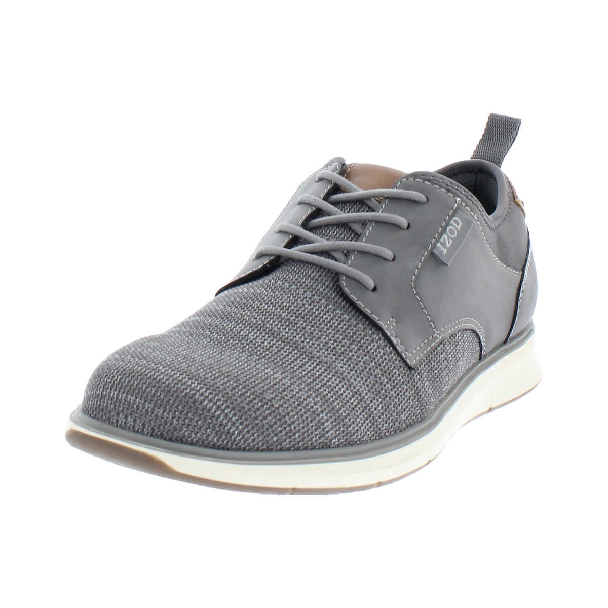 Izod Drift Oxford Casual Shoes for Men Breathable Knit Lightweight Memory Foam Fashion Sneaker