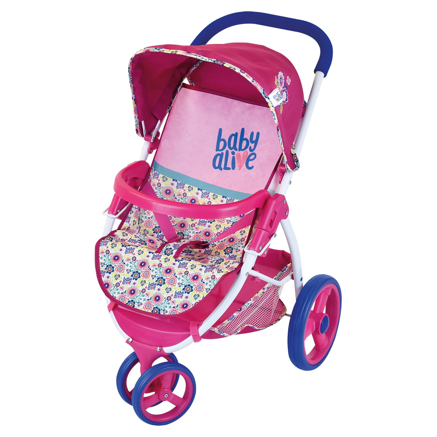 Baby Alive Pretend Play Baby Doll Travel System with Stroller