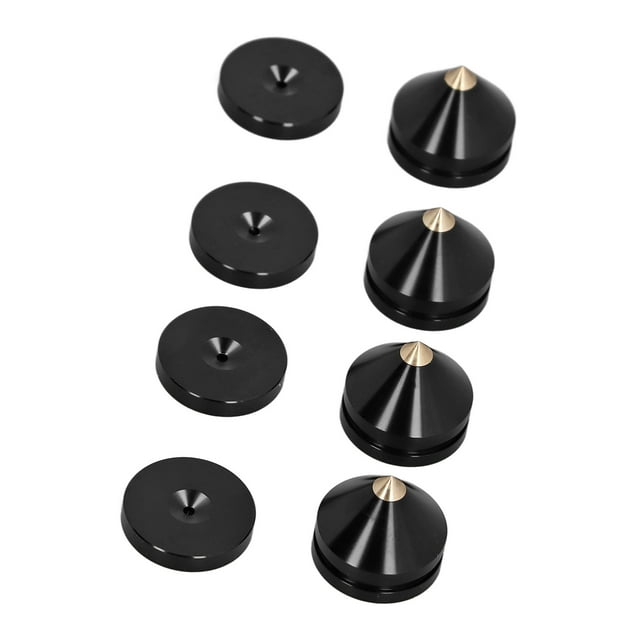 Altavoz Aislamiente de Pies Pad, 4 Set multifuncional fácil Ensamblaje artesanía fina altavoces de altavoces de altavoces para instrumentos musicales