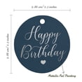 thumbnail image 6 of Inkdotpot Pack Of 50 Real Silver Foil Paper Tags Happy Birthday Favor Hang Tags, 6 of 7