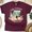 Maroon, variant on Hello Summer T-Shirt – Retro Camera Beach Vibes Graphic Tee, Maroon, Size L