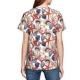 thumbnail image 7 of Wukai Starfish Shell Youth Unisex Short Sleeve T-Shirt for Boys, Girls, Teens, and Kids-Small, 7 of 7