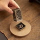 thumbnail image 4 of Juego de Quemadores de Incienso Huecos de Bronce con Tapa y Base Estable. Porta Incienso para Ramadán, Eid, Meditaciones, Yoga, Decoración Del Hogar, Práctica Espiritual. No Incluye Incienso., 4 of 6