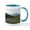 White/Blue Inside, variant on CafePress - The Mountains Are Calling Mug - 11 oz Ceramic Mug - Novelty Coffee Tea Cup