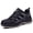 Black, variant on AUXDIQ Safety Trainers Men Women Steel Toe Cap Work Shoes Comfy Construction Industrial Sneakers
