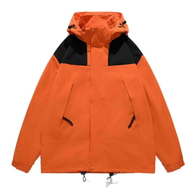 Pisexur Manteaux d'Automne pour Femmes à Fermeture Éclair, Coupe-Vent à Capuche, Veste Décontractée Légère Coupe-Vent, Manteaux de Pluie Grande Taille, Veste de Pluie avec Poches TP-3TG