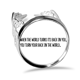 thumbnail image 1 of La vuelta al mundo Anillo de compromiso de boda de amor ajustable Unbranded  M, 1 of 3