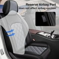 thumbnail image 5 of AOMSAZTO 2 Front Seat Cover Fit for Mazda CX-5 2013-2025 | Faux Leather Seat Covers Waterproof Car Seat Covers Protector | Compatible with Airbag & Easy to Install (2 Seats, Black&Gray), 5 of 7