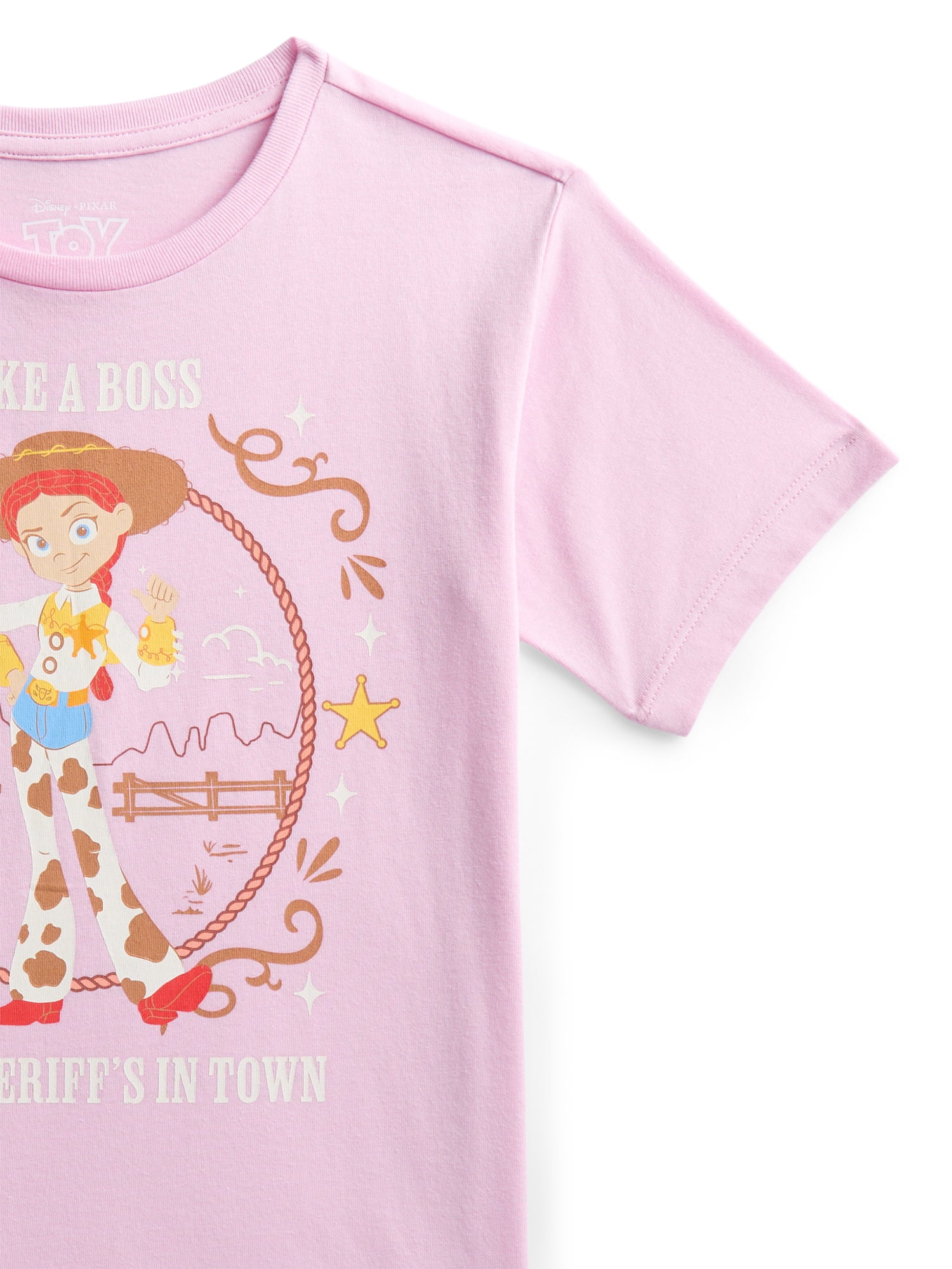 Toy Story Girls New Sheriff In Town Graphic T-Shirt, Sizes 4-16