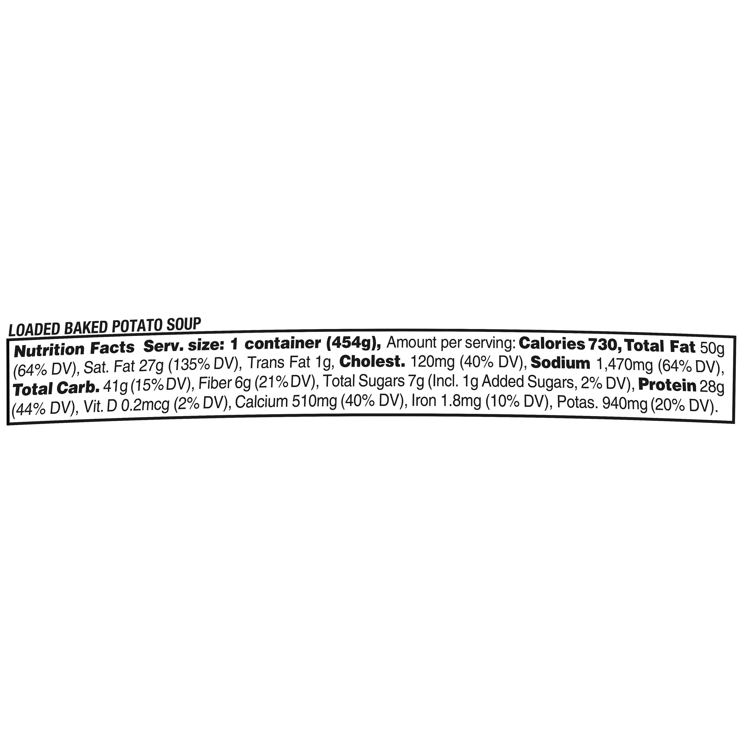 Marketside Loaded Potato Soup, 16 oz