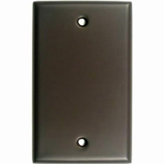 Oil Rubbed Bronze Single Blank Switch Plate
