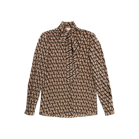 

Valentino Silk Shirt With Toile Iconographe Motif All-Over Women