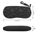 thumbnail image 3 of Picia Black Scientific Print Sunglasses Case, Eyeglasses Case Protector Large Glasses Case, Key Lock Case Protective Glasses Holder Eyeglasses Cases, 3 of 8