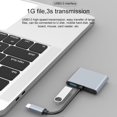 Nku USB C 4in1 Docking Station Type C Thunderbolt3 To Dual 4K UHD
