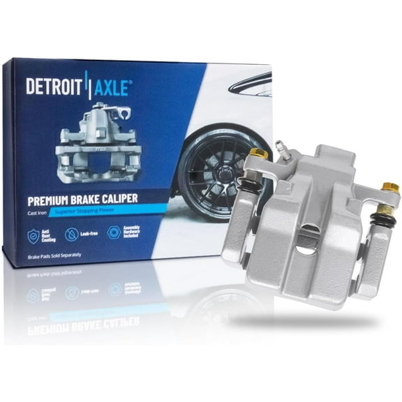 Detroit Axle - Rear Left Brake Caliper for Toyota 2012-2017 Camry 2016-2017 Avalon Lexus ES350 ES300h, Driver Side Disc Brake Caliper with Bracket Replacement