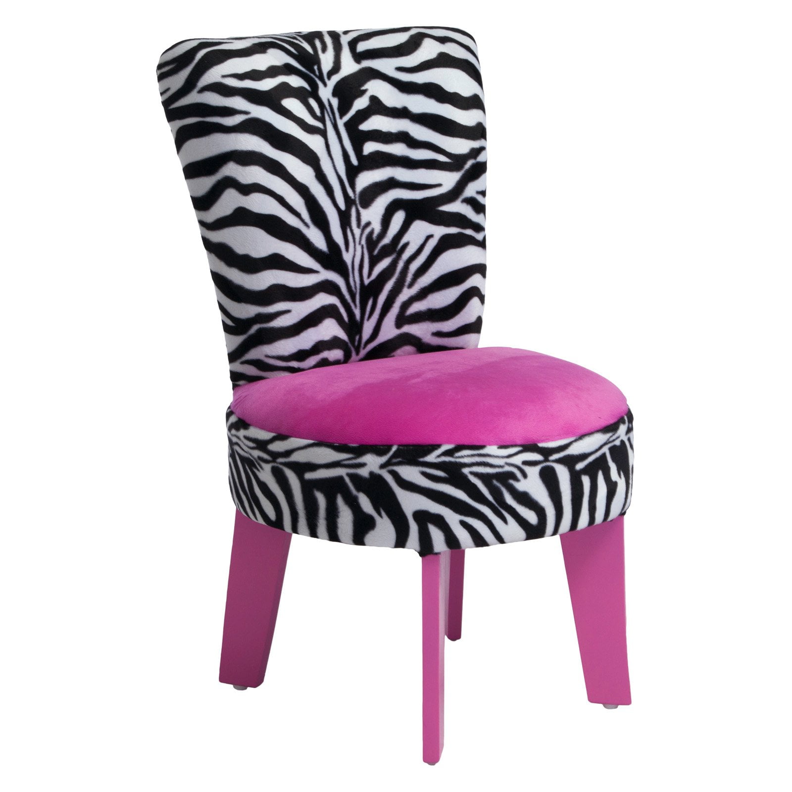Elizabeth Zebra And Pink Kids Club Chair Com