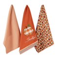 thumbnail image 1 of Paños de Cocina DII Pumpkin Spice Algodón 46x71 cm 3 piezas, 1 of 8