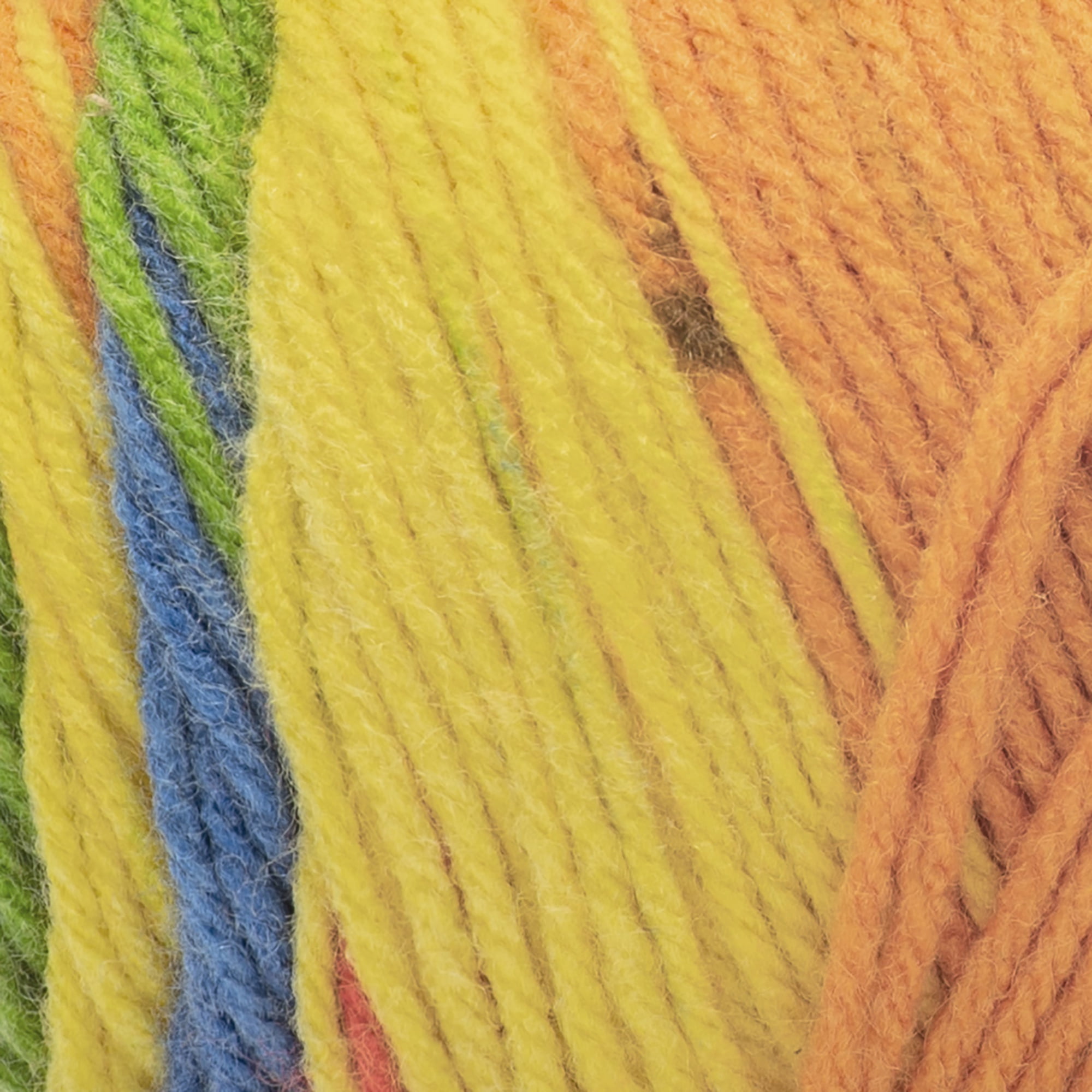 Red Heart® Super Saver™ #4 Worsted Acrylic Yarn, Rainbow 5oz/142g 260yd