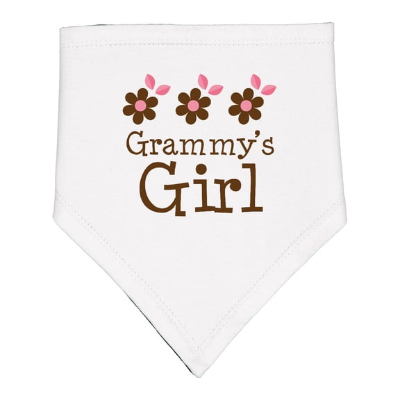 Inktastic Grammy's Girl Daisies Baby Bandana Bib