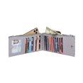 thumbnail image 6 of Daisy Rose Women’s Multi Card Wallet PU Vegan Leather Clutch RFID Blocking Organizer Card Holder with Zipper Pockets - Grey Zebra, 6 of 7