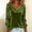 Army Green, variant on Women's Fall Winter Velour Blouse - Cowl Neck Ruched Drape Slim Fit Long Sleeve Pullover Top for Holiday Party